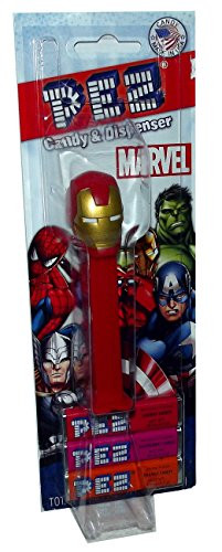 Marvel Avengers Pez Dispenser 3 Candy Filler -1 Each- -Iron Man-