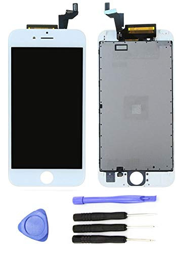 ZTR Replace LCD Glass Screen Fits iPhone 6s Plus 5.5" inch digitizer Assembly Full Complete Frame Set Display Replacement (White)