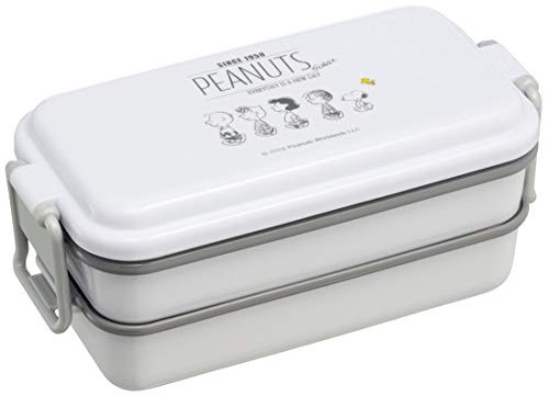 Lunch Box Enamel-Style Lunch Box Snoopy Monochrome 660ml Penw7