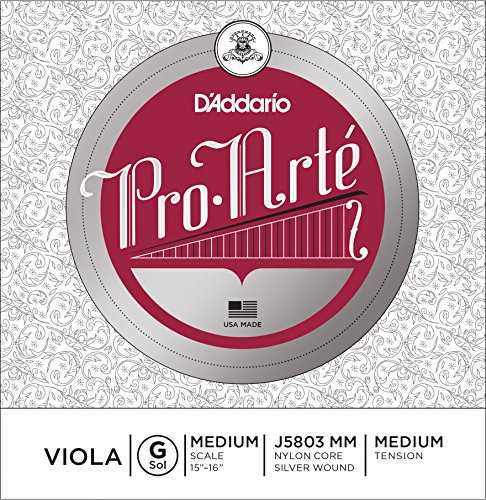 DAddario Pro-Arte Viola Single G String  Medium Scale  Medium Tension