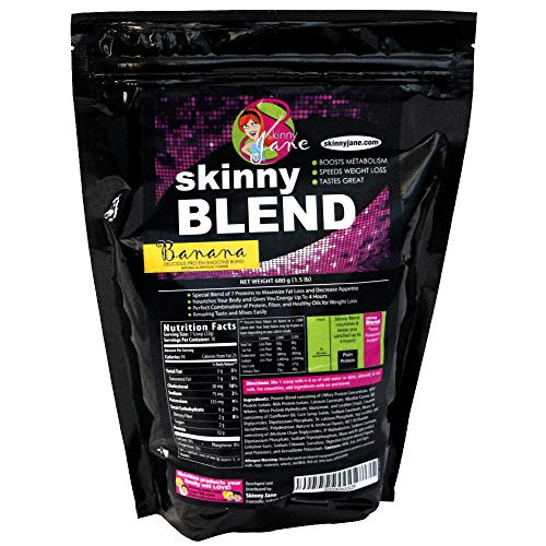 Skinny Blend - Best Tasting Protein Shake for Women - Smoothie Powder - Weight Loss Shakes - Meal Replacement - Low Carb Protein Shake - Diet Suppleme Skinny Blend - Best Tasting Protein Shake for Women - Smoothie Powder - Weight Loss Shakes - Meal Replacement - Low Carb Protein Shake - Diet Suppleme