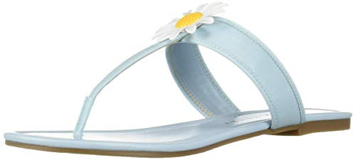 Katy Perry Womens The Forget ME NOT Flat Sandal  light blue  9 Medium US