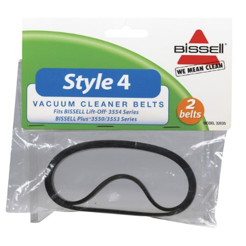 Bissell Vacuum Belt Style 4 For Use With Bissell Carded 2 - Pack