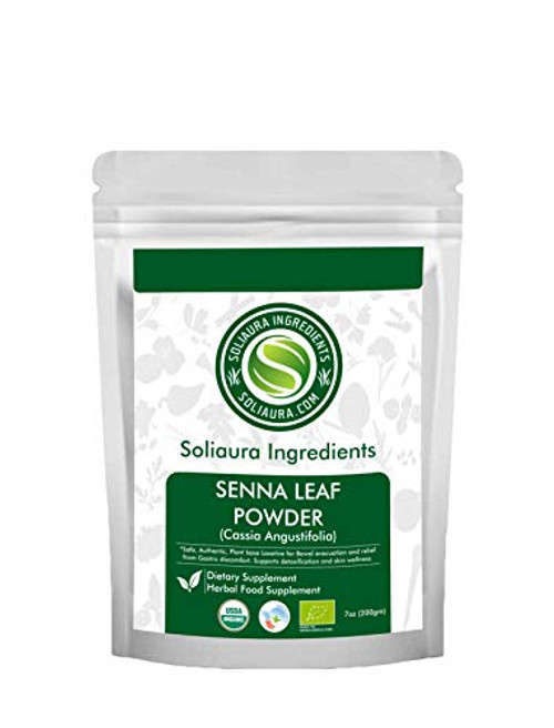 Senna Leaves Powder Cassia Angustifolia 7 Oz -200 gm- Soliaura Ingredients- Organically Grown Senna Leaves Powder Cassia Angustifolia 7 Oz -200 gm- Soliaura Ingredients- Organically Grown