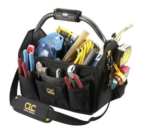 CLC Custom Leathercraft L234 15-Inch 22 Pocket Tech Gear Light Handle Open Top Tool Carrier CLC Custom Leathercraft L234 15-Inch 22 Pocket Tech Gear Light Handle Open Top Tool Carrier
