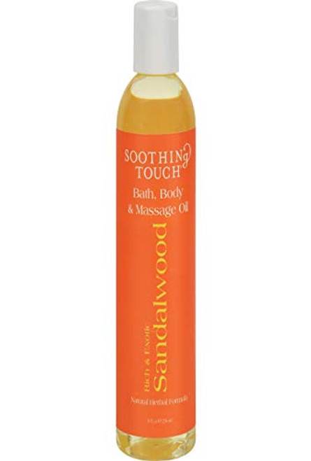 Soothing Touch Bath Body Massage Oil Sandalwood 8 Fl Oz Soothing Touch Bath Body Massage Oil Sandalwood 8 Fl Oz