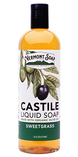 Vermont Soap Liquid Castile Soap -Sweetgrass 16oz- Vermont Soap Liquid Castile Soap -Sweetgrass 16oz-