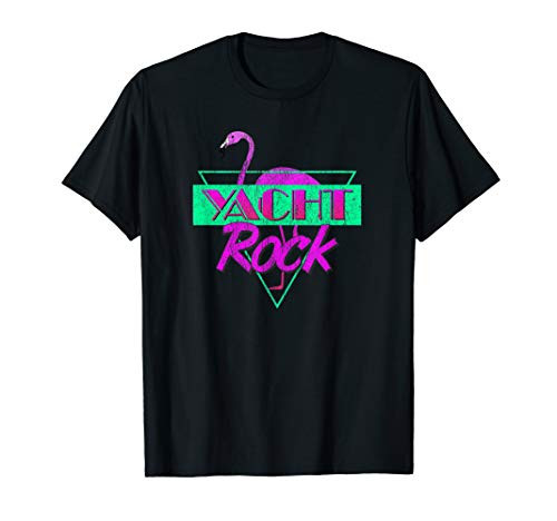 Yacht Rock Party Boat Drinking T-Shirt 80s Faded T-Shirt