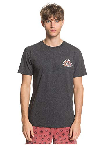 Quiksilver Mens Magic Tide TEE  Charcoal Heather  L