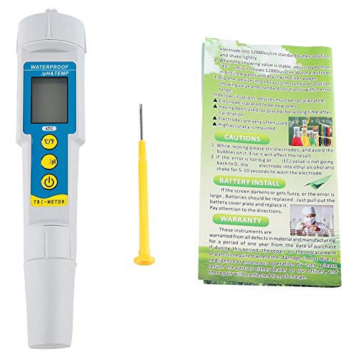 Aukson Digital PH-TDS Meter Tester Aquarium Pool Hydroponic Water Monitor