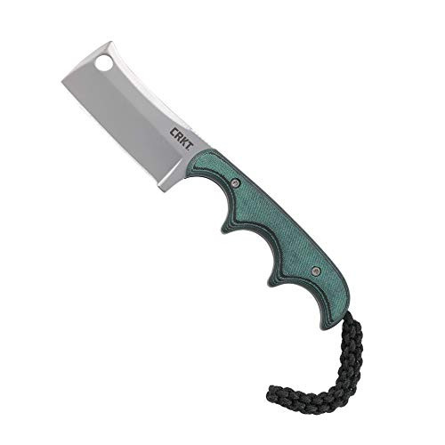 CRKT Minimalist Cleaver EDC Knife Compact Everyday Carry Fixed Blade Knife Folts Utility Knife with Bead Blast Finish Resin Infused Fiber Handle a CRKT Minimalist Cleaver EDC Knife Compact Everyday Carry Fixed Blade Knife Folts Utility Knife with Bead Blast Finish Resin Infused Fiber Handle a