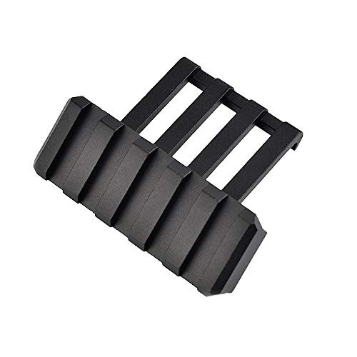 Sawke Offset Picatinny Rail Mount - 45 Degree Offset Rail Mount with Picatinny Style Rail 5-Slot Angle Rail Mount Adapter  Picatinny Side Rail Mount f