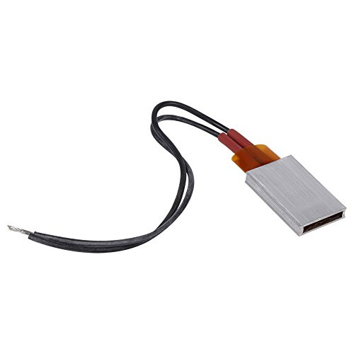 PTC Heating Element AC DC 12V Aluminum Shell Ceramic Heating Plate Temperature Ceramic Thermostatic Applicable Miniature Heating-80? 25W-