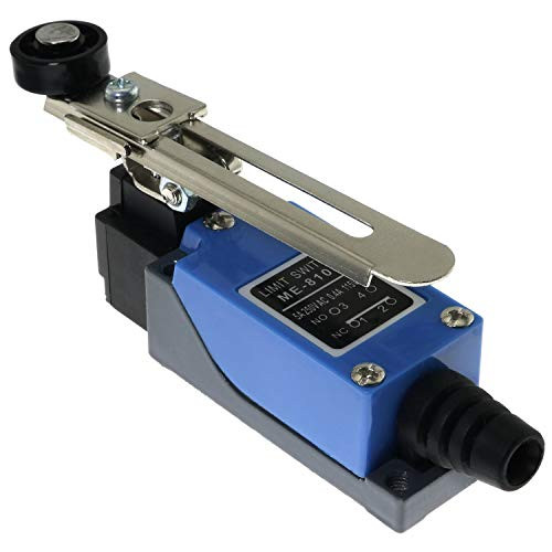 RLECS Rotary Adjustable Roller Lever Arm Momentary Limit Switch 5A-250V CNC Mill Laser Plasma Micro Limit Switch ME-8108