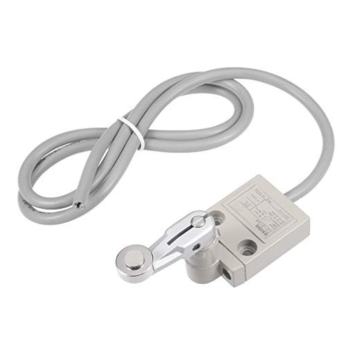 uxcell TZ-3104 3108 Roller Lever Arm Limit Switch Momentary Compact Prewired 1NC-1NO for CNC Mill 3D Printer Door Switch
