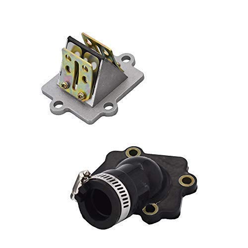 labwork New Scooters Intake Manifold Reed Valve Assembly for 49CC 50CC Jog Minarelli 2-Stroke Engine Yamaha Jog  Vino  Zuma  BWS  Vento