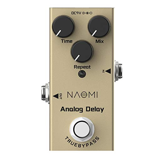 Electric Guitar Analog Delay Time-Mix-Repeat Knob Effect Pedal DC 9V True Bypass Mini Single Type