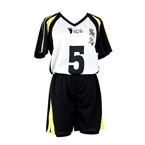 KINOMOTO Haikyuu Fukurodani Academy Uniform No- 5 Keiji Akaashi Cosplay Costume Sportswear