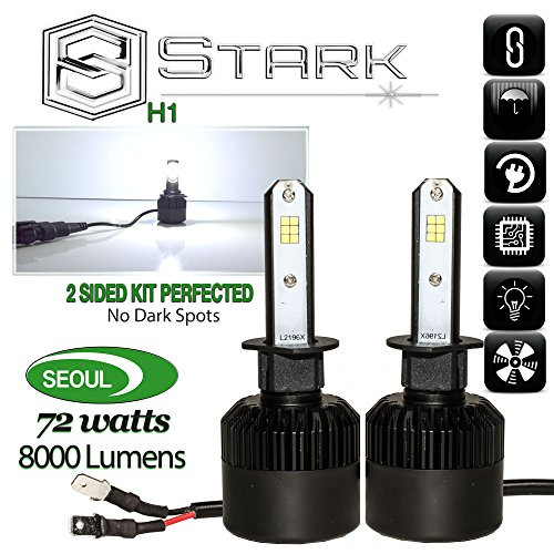 Stark Industries H1 Phantom Elite Series 72W LED Headlights Conversion Kit 6000K White IP68 Waterproof