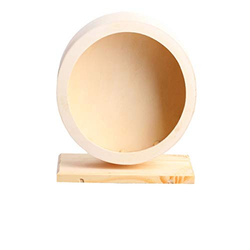 Small Pets Exercise Wheel Hamster Wooden Mute Running Spinner Wheel Play Toy for Rat Gerbil Mice Chinchillas Hedgehogs Guinea Pigs -M- Small Pets Exercise Wheel Hamster Wooden Mute Running Spinner Wheel Play Toy for Rat Gerbil Mice Chinchillas Hedgehogs Guinea Pigs -M-