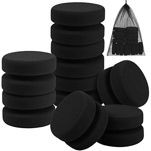 Aodaer 8 Pack Paint Sponge Applicator Detail Sponge Paint Round Wax Applicator Tire Shine Applicator Sealant Foam Applicators for Art Crafts  Car  Kit