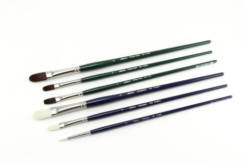 Silver Brush LW-1906 Luana Luconi Winner Introductory Brush Set, 6 Per Pack