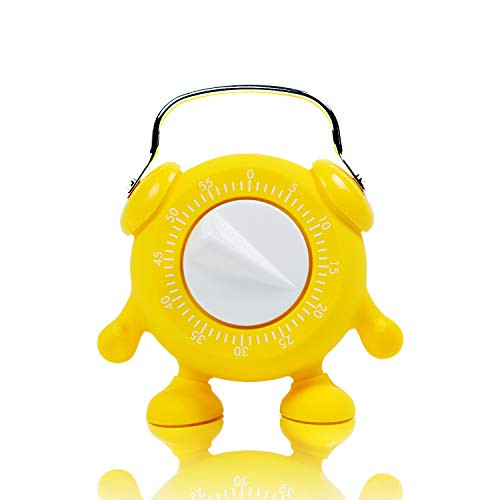 Boseen Kitchen Cooking Mechanical Timer  60 Minutes Countdown Cooking Teaching Mechanical Egg Timer Wind Up Cute Timeout Timer for Kids No Battery