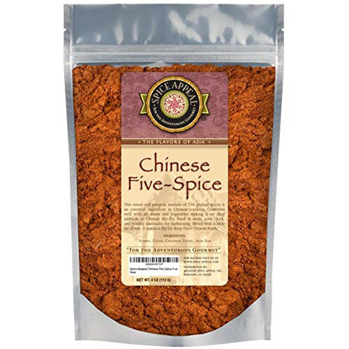 Spice Appeal Chinese Five Spice in resealable stay fresh pouch 4 oz Spice Appeal Chinese Five Spice in resealable stay fresh pouch 4 oz