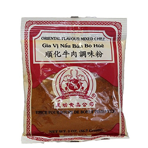 Oriental Flavour Mixed Chili Bun Bo Hue Seasoning  2oz -3 Packs-