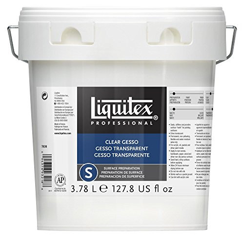 Liquitex Professional Clear Gesso Surface Prep Medium, 128-oz (gallon)