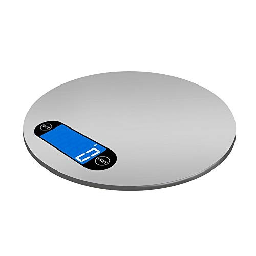 DLYM Food Weight Scale  11lb Kitchen Scale for Baking  1g-0-1oz USB Electronic Food Scale  Stainless Steel Scale Digital Weight  Tare Function  Large