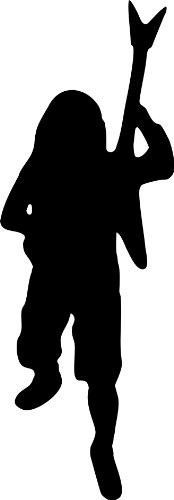 Dimebag Darrel Guitar Decal Silhouette WHITE Sticker 6