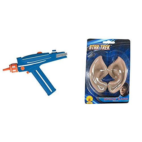 Star Trek Classic Phaser Gun  Standard Packaging Bundle with Star Trek Classic Spock Ears