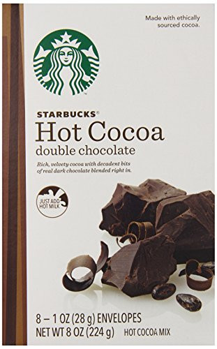 Starbucks Hot Cocoa Mix  Double Chocolate  8 oz