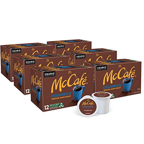 McCafé Colombian  Keurig Single Serve K-Cup Pods  Medium-Dark Roast Coffee Pods  72 Count