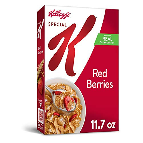 Kelloggs Special K Breakfast Cereal Red Berries With Real Strawberries 11-7oz Box Kelloggs Special K Breakfast Cereal Red Berries With Real Strawberries 11-7oz Box