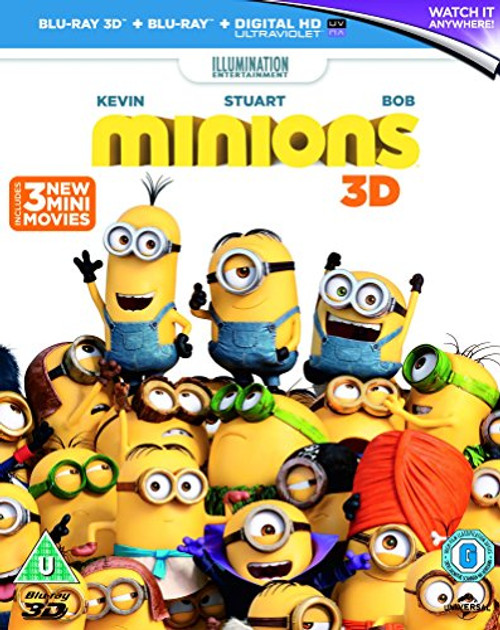 Minions -Blu-ray 3D - Blu-ray - UV Copy- -2015- Minions -Blu-ray 3D - Blu-ray - UV Copy- -2015-