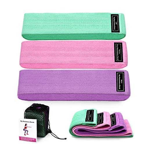 YKHEN Resistance Bands for Legs and Butt Exercise Bands - Non Slip Elastic Booty Bands 3 Levels Workout Bands Women Sports Fitness Band for Squat Glu YKHEN Resistance Bands for Legs and Butt Exercise Bands - Non Slip Elastic Booty Bands 3 Levels Workout Bands Women Sports Fitness Band for Squat Glu