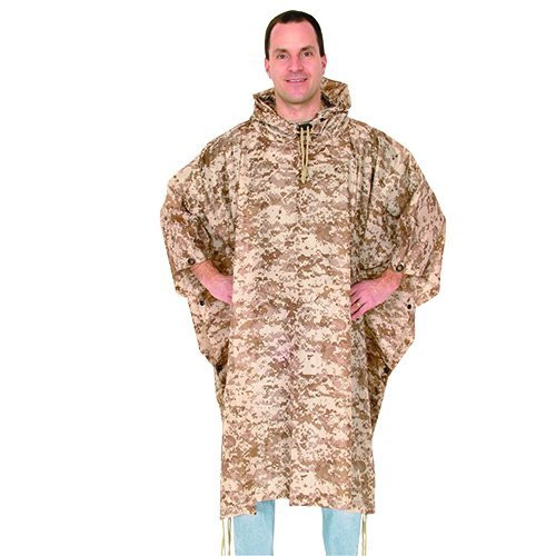 Fox Outdoor Products Ripstop Poncho  Digital Desert