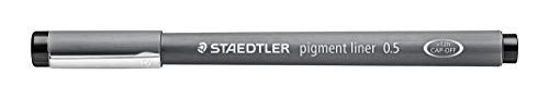 Staedtler Pigment Liner  0-5mm  Black Ink -308-0-5-