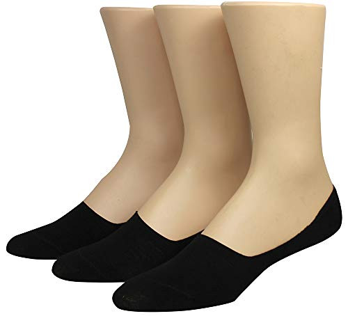 Steve Madden Mens Solid Foot Liner  black  10-13