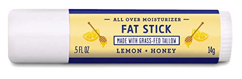 FATCO Fat Stick and All Purpose Moisturizing Stick for Dry Areas on Your Face  Lips  and Body  Lemon - Honey -0-5 oz-