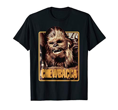 Star Wars Chewbacca Vintage Trading Card Retro T-Shirt