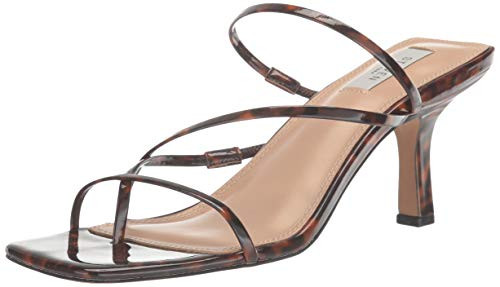 STEVEN by Steve Madden Womens TALI01D1 Heeled Sandal  Tortoise  9