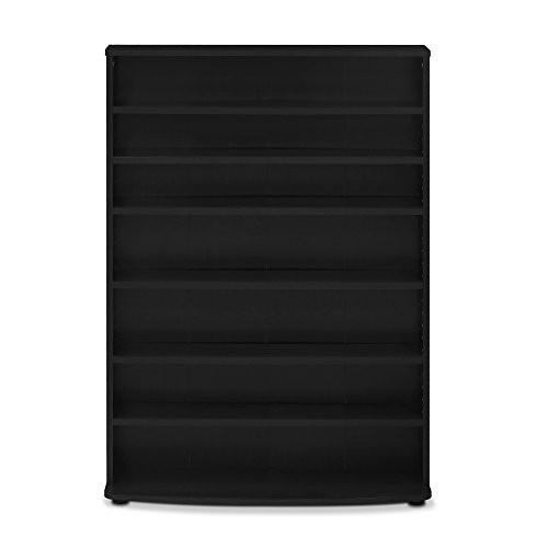 Furinno 17059EX Jaya 6-Tier Multimedia Storage Tower, Espresso
