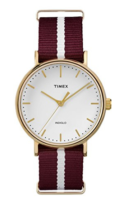 Timex Womens Analogue Quartz Watch with Textile Strap TW2P98100