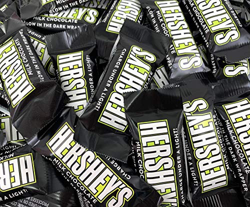 Sunny Island Hersheys Milk Chocolate Bite Size Bars  Miniatures Candy Halloween Edition - 3 Pounds Bag