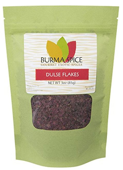 Dulse Flakes - Red Seaweed - Can Be Eaten Raw Fried or Dried 3 oz- Dulse Flakes - Red Seaweed - Can Be Eaten Raw Fried or Dried 3 oz-