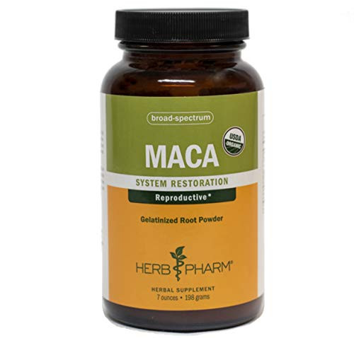 Herb Pharm Certified Organic Maca Powder- 7 Ounce