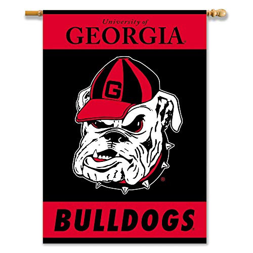 Georgia Bulldogs 96107 2-Sided 28-by-40 Inch House Banner with Pole Sleeve